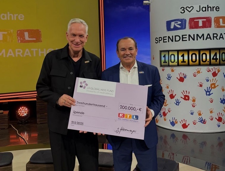 LR, 제30회 RTL 텔로톤 통해 20만 유로 기부