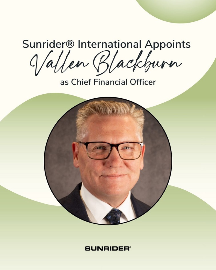 썬라이더, 밸런 블랙번 CFO로 임명