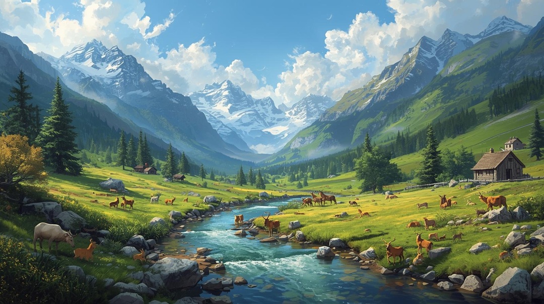 골짜기가 돼라, 온갖 생명이 모여들지니