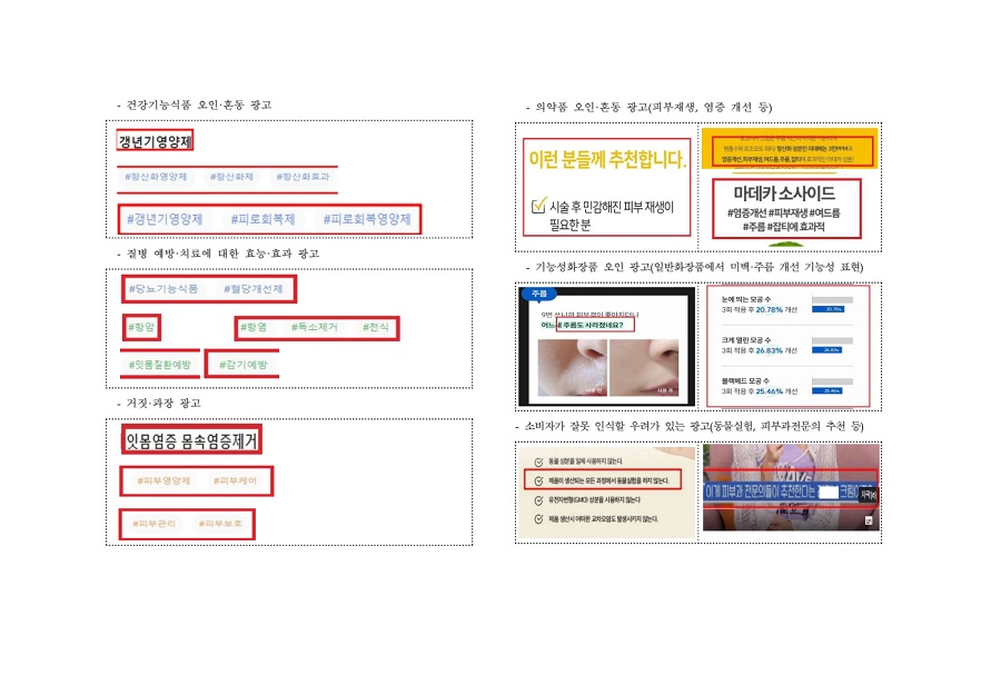 면역력 증진, 질병 치료 효과 등 부당광고 194건 적발