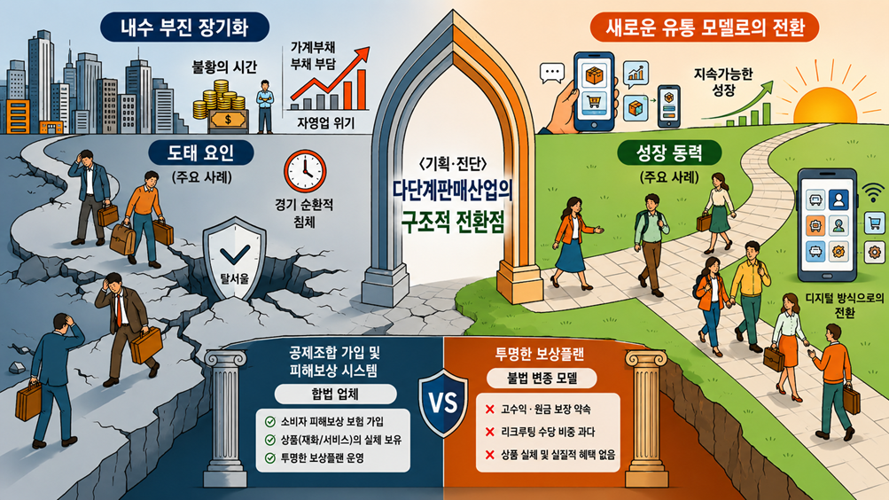 내수 부진 장기화와 다단계판매산업의 구조적 전환점