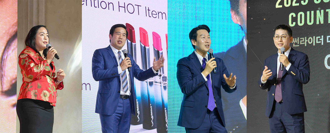 (왼쪽부터) 써니 보이틀러 회장, 에릭 첸 글로벌 제조책임자, 김세헌 북미&한국 총괄 사장, 이재윤 지사장(사진: 썬라이더다이렉트코리아)