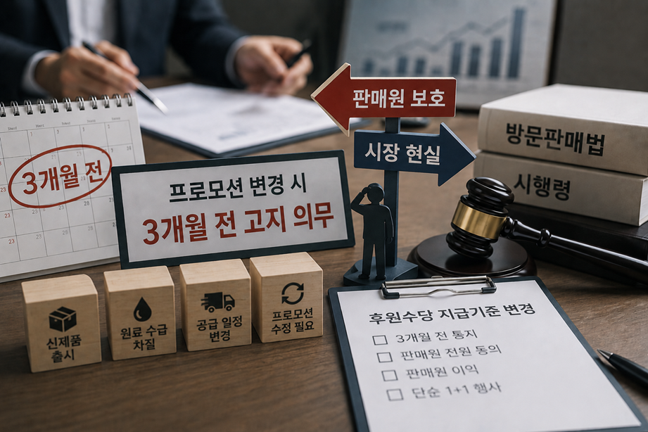 ‘프로모션 3개월 전 고지’ 꼭 필요한가?